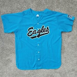 RARE Eagles #27 Jersey Teal Blue Black Mesh Shirt Men's XXL VINTAGE 80s